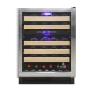 Vinotemp EL-46WCST 23 2/5" Connoisseur One Section Wine Cooler w/ (2) Zones, 46 Bottle Capacity, 115v thumbnail 3