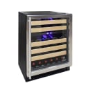 Vinotemp EL-46WCST 23 2/5" Connoisseur One Section Wine Cooler w/ (2) Zones, 46 Bottle Capacity, 115v thumbnail 4