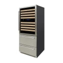 Vinotemp EL-BWC30TB-S 29 1/2" Three Section Wine Cooler w/ (3) Zones, 135 Bottle Capacity, 115v thumbnail 2
