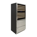 Vinotemp EL-BWC30TB-S 29 1/2" Three Section Wine Cooler w/ (3) Zones, 135 Bottle Capacity, 115v thumbnail 3
