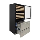 Vinotemp EL-BWC30TB-S 29 1/2" Three Section Wine Cooler w/ (3) Zones, 135 Bottle Capacity, 115v thumbnail 7