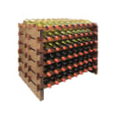 Vinotemp EP-4472-108S 31 1/4"H Epicureanist Commercial Wine Rack w/ (108) Bottle Capacity, Pine Wood, Stained thumbnail 3