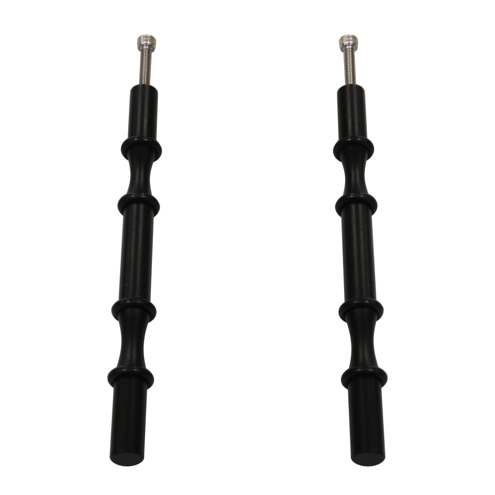 Vinotemp EP-BLACKPEG02 7 7/8" Epicureanist Wine Pegs w/ (2) Bottle Capacity, Black