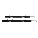 Vinotemp EP-BLACKPEG02 7 7/8" Epicureanist Wine Pegs w/ (2) Bottle Capacity, Black thumbnail 2
