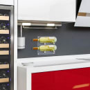 Vinotemp EP-PEG1A 4 1/4" Epicureanist Wine Pegs w/ (1) Bottle Capacity, Satin Nickel thumbnail 5