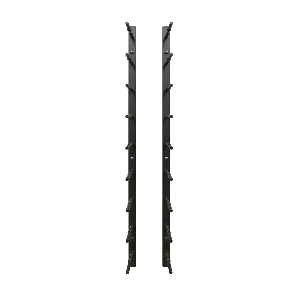 Vinotemp EP-PEGWALL9B 35 3/4"H Epicureanist Commercial Wine Rack w/ (9) Bottle Capacity, Black