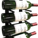 Vinotemp EP-PEGWALL9B 35 3/4"H Epicureanist Commercial Wine Rack w/ (9) Bottle Capacity, Black thumbnail 7