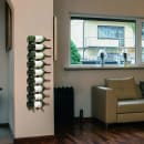 Vinotemp EP-PEGWALL9B 35 3/4"H Epicureanist Commercial Wine Rack w/ (9) Bottle Capacity, Black thumbnail 8