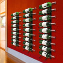 Vinotemp EP-PEGWALL9B 35 3/4"H Epicureanist Commercial Wine Rack w/ (9) Bottle Capacity, Black thumbnail 9