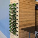 Vinotemp EP-PEGWALL9S 35 3/4"H Epicureanist Commercial Wine Rack w/ (9) Bottle Capacity, Stainless Steel thumbnail 6