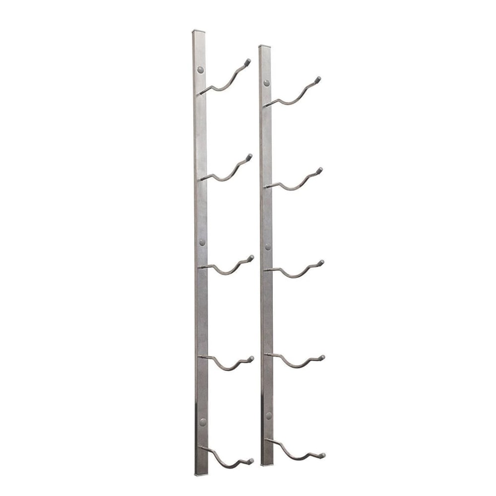 Vinotemp EP-WIRE1MS 35 3/4"H Epicureanist Commercial Wine Rack w/ (5) Bottle Capacity, Stainless Steel