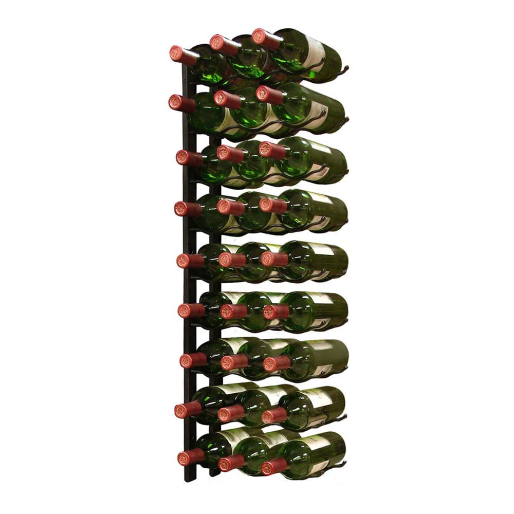 Vinotemp EP-WIRE3B 35 3/4"H Epicureanist Commercial Wine Rack w/ (27) Bottle Capacity, Black