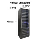 Vinotemp VT-24PR125 23 1/2" One Section Wine Cooler w/ (2) Zones, 126 Bottle Capacity, 115v thumbnail 8