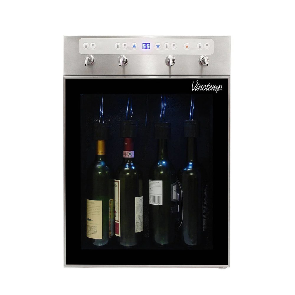 Vinotemp VT-PRWINEDIS4S WineSteward™ Wine Dispensing System - (4) Taps, 120v