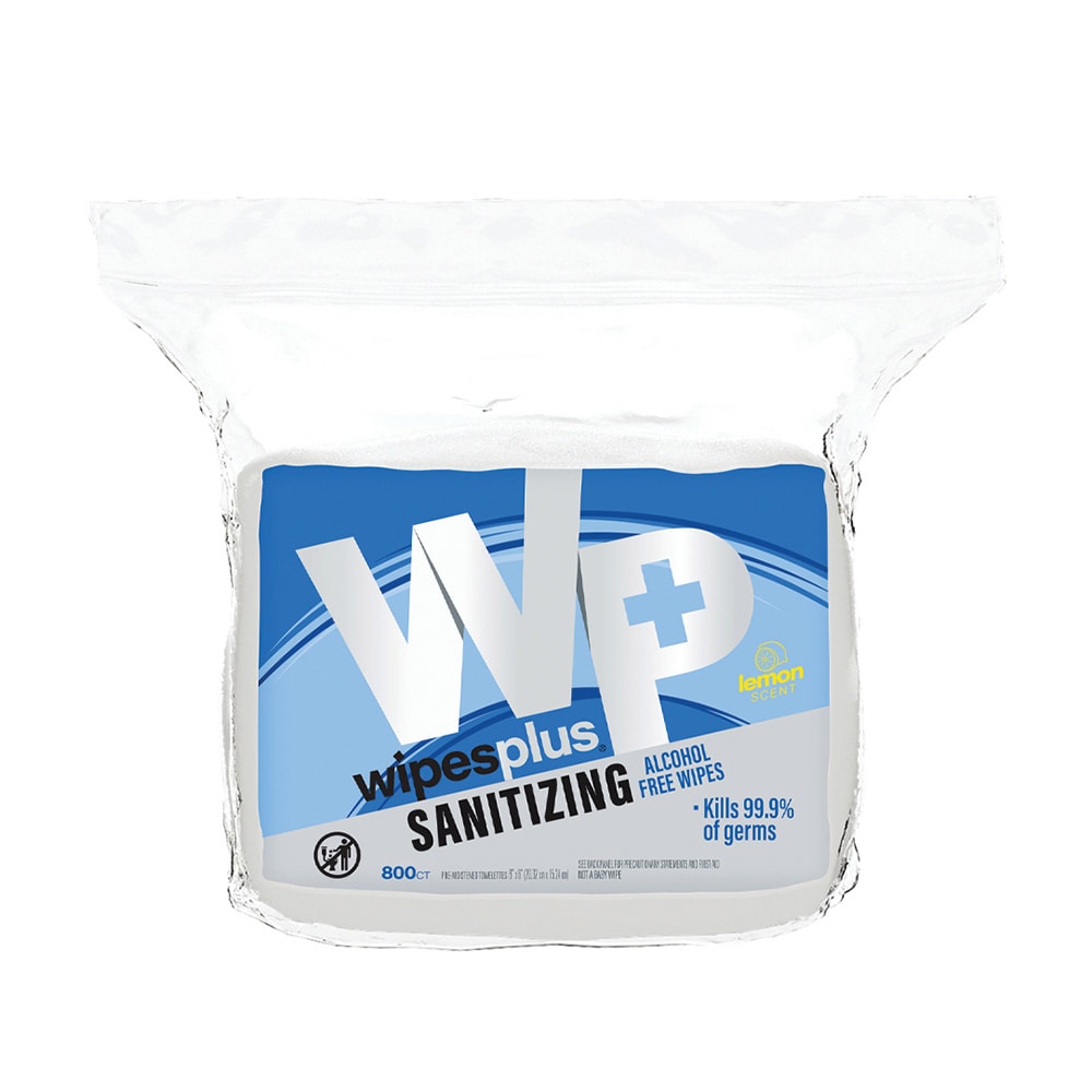 WipesPlus 37302 WipesPlus® Hand Sanitizing  Wipes, Alcohol Free