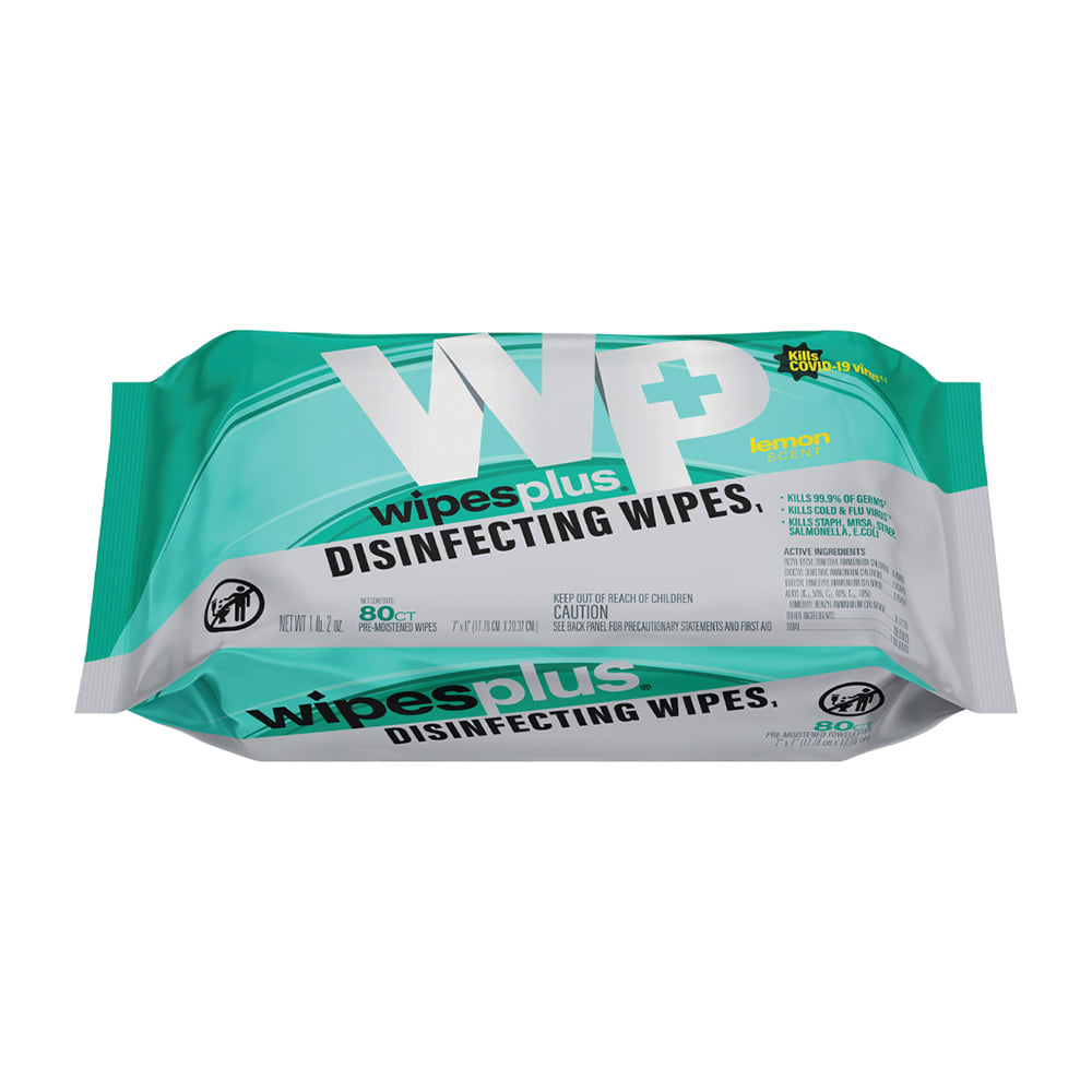 WipesPlus 37701 WipesPlus® Disinfecting Surface Wipes