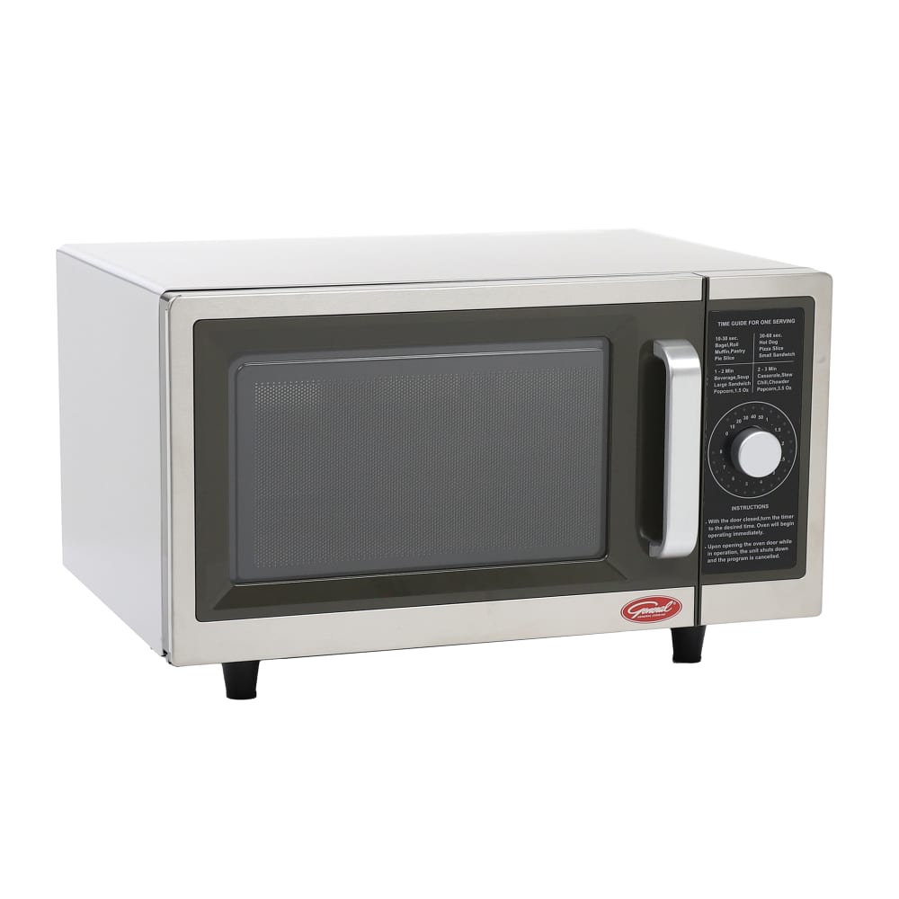 General GEW1000D 1000w Commercial Microwave w/ Dial Control - 120v