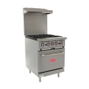 General GR4-24LP 24" 4 Burner Gas Range w/ Standard Oven, Liquid Propane thumbnail 2