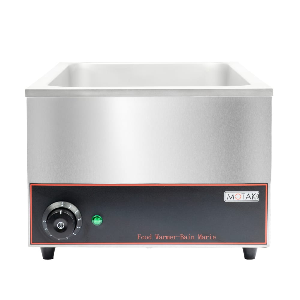 MoTak MBM16 Countertop Food Warmer - Wet w/ (1) Full Size Pan Wells, 120v