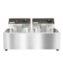 MoTak MCFD5 Countertop Electric Fryer - (2) 9 lb Vats, 120v thumbnail 2