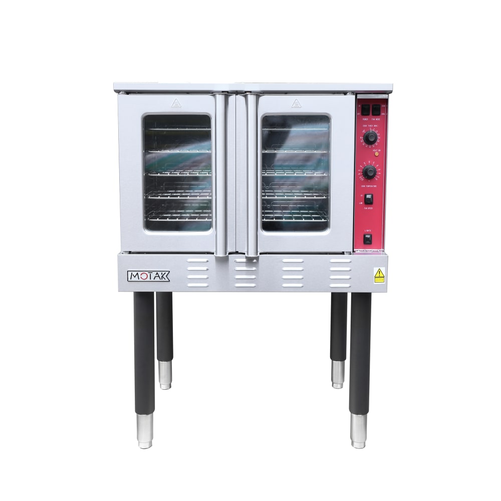MoTak MCO-1-SGL Single Full Size Convertible Gas Convection Oven - 54,000 BTU