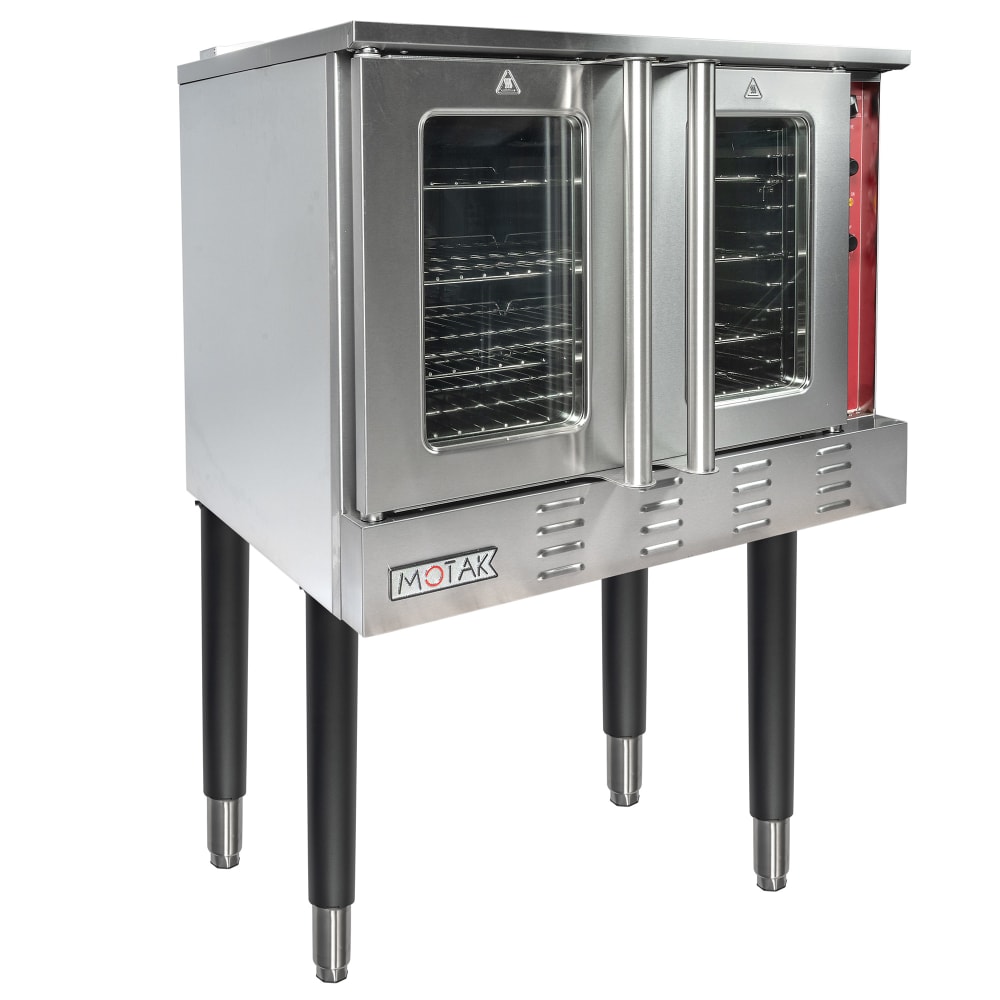 MoTak MDCO-1-SGL-N Bakery Depth Single Full Size Convertible Gas Convection Oven - 54,000 BTU