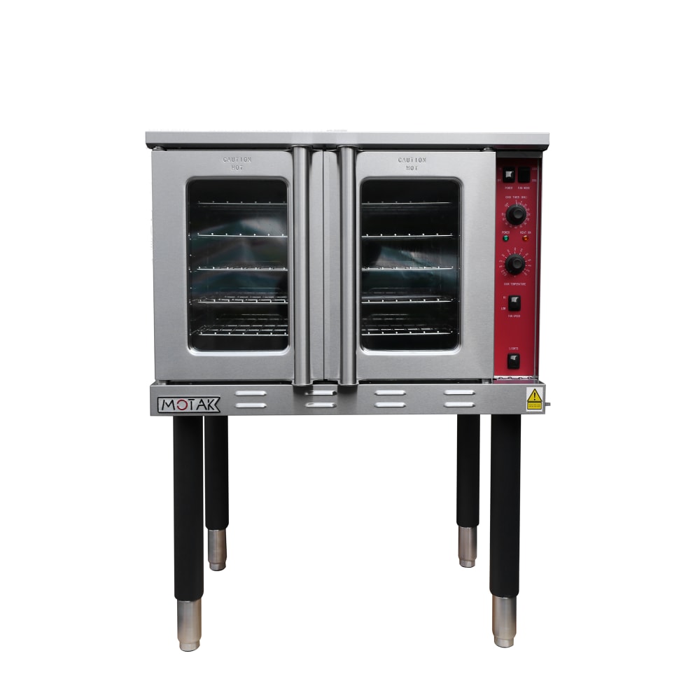 MoTak MECO-1-SGL-208 Single Full Size Electric Convection Oven - 9kW, 208v