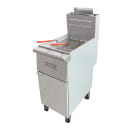 MoTak MGF3-N-C Gas Fryer - (1) 40 lb Vat, Floor Model, Natural Gas thumbnail 3