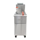 MoTak MGF4-N-C Gas Fryer - (1) 50 lb Vat, Floor Model, Natural Gas thumbnail 2