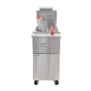 MoTak MGF4-P-C Gas Fryer - (1) 50 lb Vat, Floor Model, Liquid Propane thumbnail 2