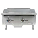 MoTak MGR24 24" Gas Griddle w/ Manual Controls - 3/4" Steel Plate, Convertible thumbnail 2
