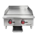 MoTak MGR24-T 24" Gas Griddle w/ Thermostatic Controls - 3/4" Steel Plate, Convertible thumbnail 4