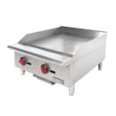 MoTak MGR24-T 24" Gas Griddle w/ Thermostatic Controls - 3/4" Steel Plate, Convertible thumbnail 5