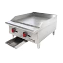 MoTak MGR24-T 24" Gas Griddle w/ Thermostatic Controls - 3/4" Steel Plate, Convertible thumbnail 6