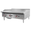 MoTak MGR36 36" Gas Griddle w/ Manual Controls - 3/4" Steel Plate, Convertible thumbnail 2