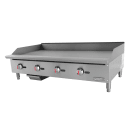 MoTak MGR48 48" Gas Griddle w/ Manual Controls - 3/4" Steel Plate, Convertible thumbnail 3