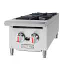 MoTak MHP12 12" Gas Hotplate w/ (2) Burners & Manual Controls, Convertible thumbnail 2