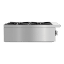 MoTak MHP12 12" Gas Hotplate w/ (2) Burners & Manual Controls, Convertible thumbnail 5