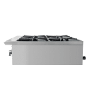 MoTak MHP24 24" Gas Hotplate w/ (4) Burners & Manual Controls, Convertible thumbnail 4