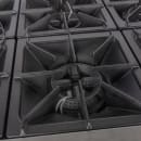 MoTak MR10-G24-C-S 60" 6 Burner Gas Range w/ Griddle - (2) Standard Ovens, Convertible thumbnail 11