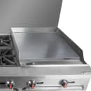 MoTak MR10-RGB24-N-C-S 60" 6 Burner Gas Range w/ Griddle/Broiler & (2) Standard Ovens, Convertible thumbnail 11