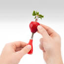 Tovolo Strawberry Huller w/ Easy-Grasp Handle, Red (81-16880C) thumbnail 3