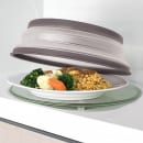 Tovolo 10 1/2" Collapsible Microwave Food Cover, Gray (81-31531) thumbnail 3