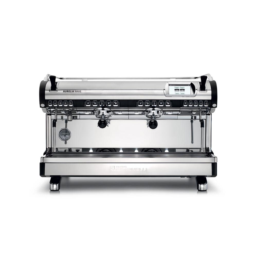 Nuova Simonelli Automatic Volumetric Espresso Machine w/ (2) Groups & 14 liter Boiler, 220v/1ph (AURELIA WAVE DIGIT 2GR)