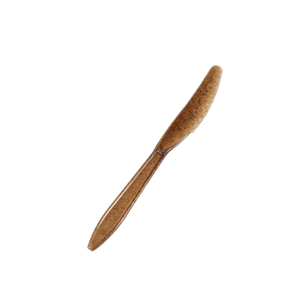 Sustainable Agave Disposable Knife - Upcycled Agave, Brown (KNAGAVE1KUNW)