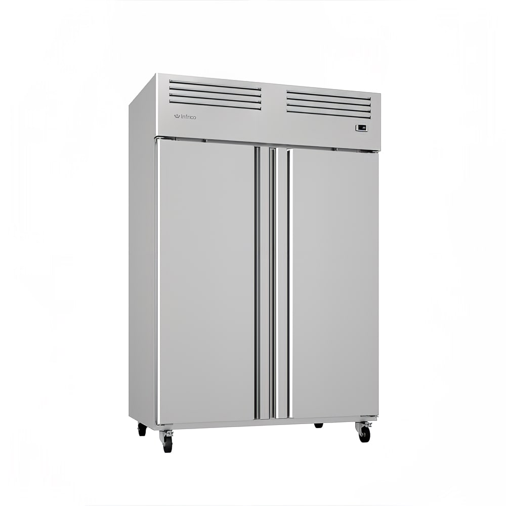 Infrico IRR-AGB49BT 54 1/2" AGB Series Two Section Reach In Freezer, (2) Left/Right Hinge Solid Doors, 115v