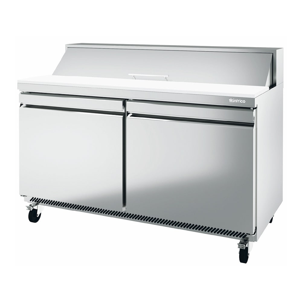 Infrico IRT-UC60P 60 1/2" UC Series Sandwich/Salad Prep Table w/ Refrigerated Base, 115v