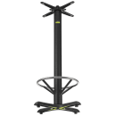 Flat Tech CT2019 40 3/4" Bar Height Table Base w/ Foot Ring for 24" Square & 26" Round Table Tops, Cast Iron thumbnail 3