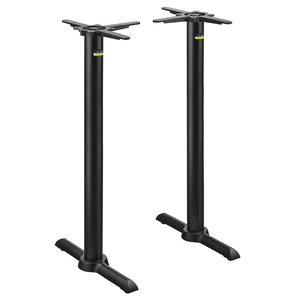 Flat Tech CT2031 40 3/4" Bar Height Table Base for 30" x 70" Table Tops, Cast Iron