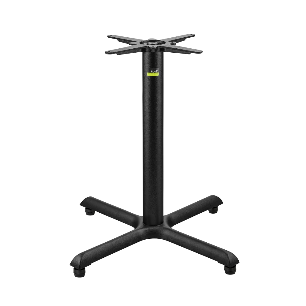 Flat Tech CT2059 Dining Height Table Base w/ 30" Cross Base - Cast Iron